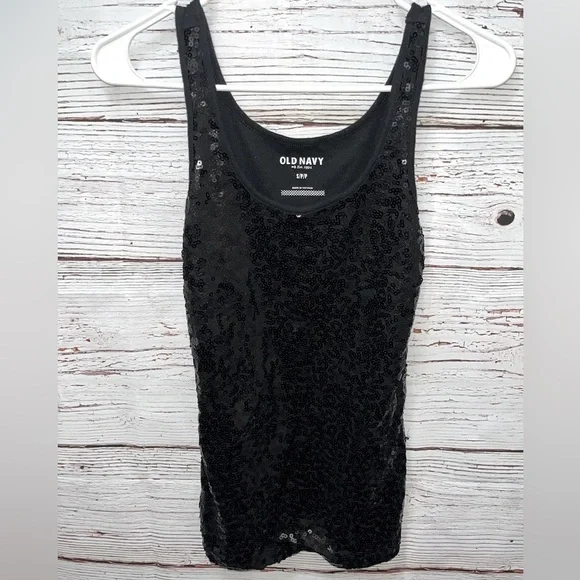 Old Navy | Tops | Old Navy Black Sequin Tank Top | Poshmark Old Navy | Tops | Old Navy Black Sequin Tank Top | Poshmark